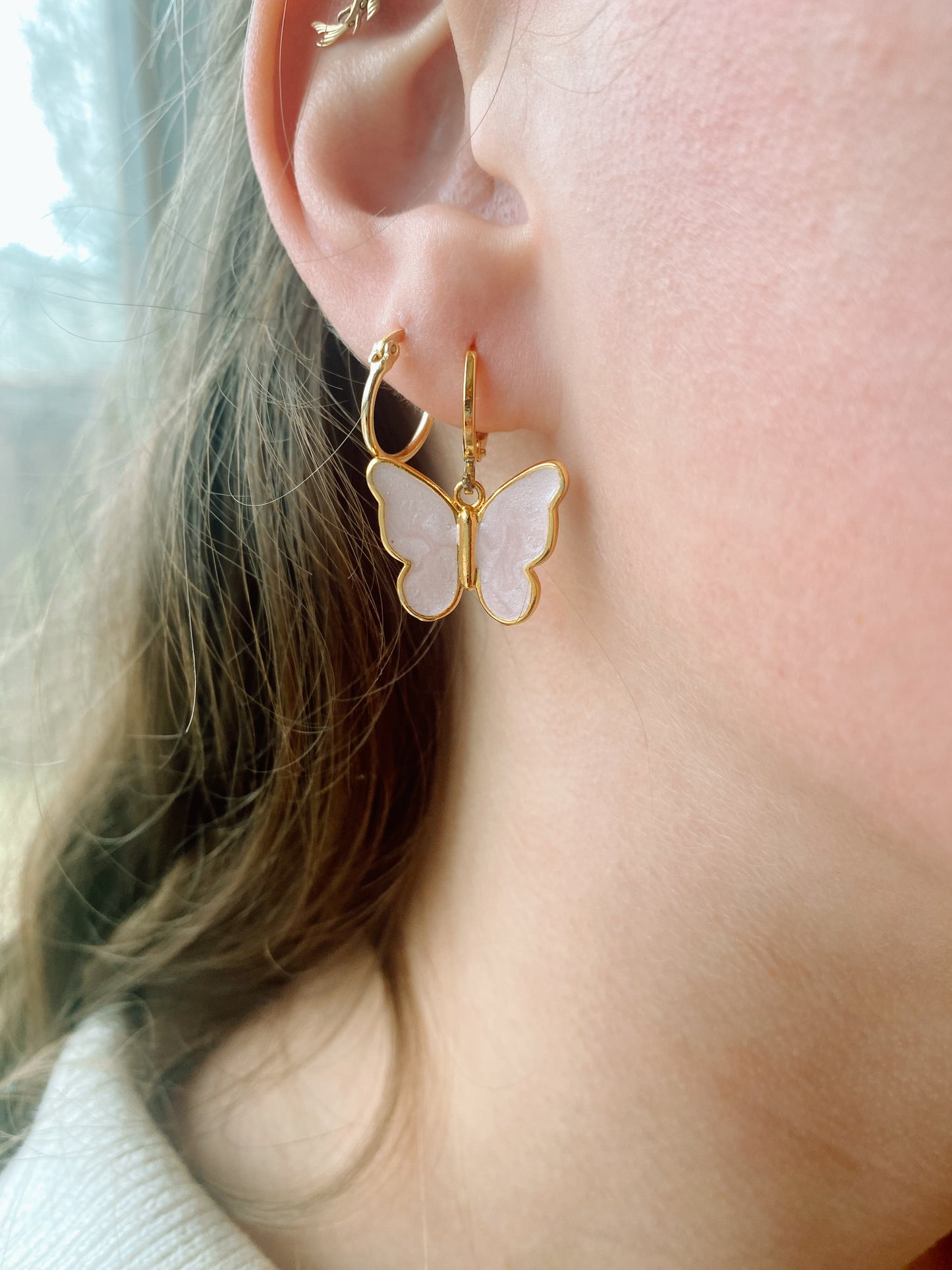 Light Pink Butterfly Huggies