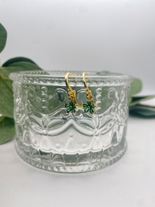 Dark Green Flower Huggies