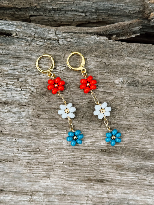 4th of July Floral Huggies
