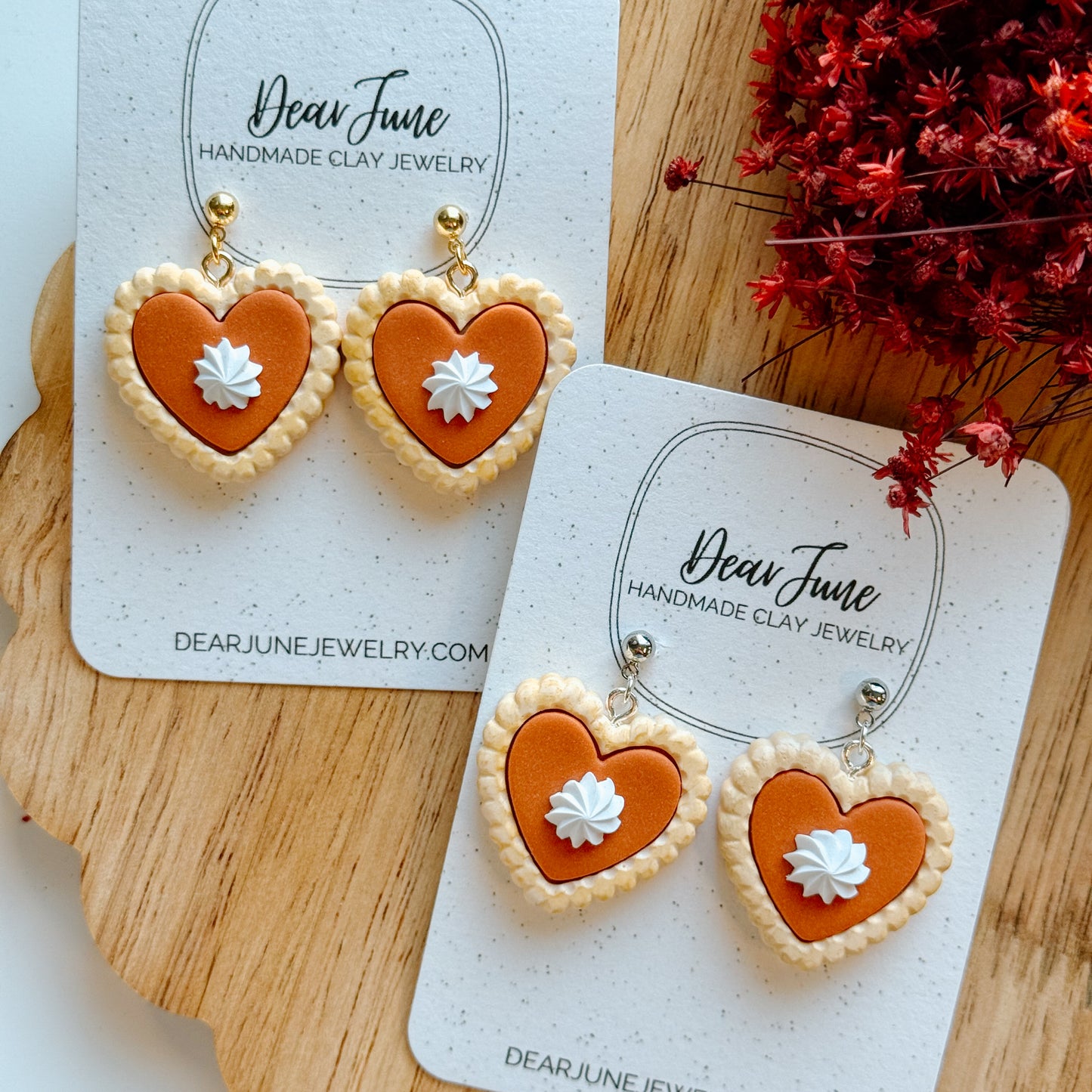 Pumpkin Pie Earrings