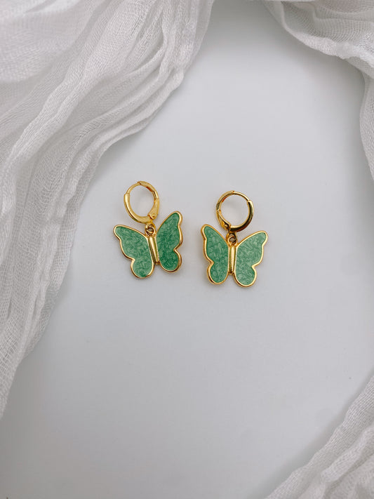 Green Butterfly Huggies